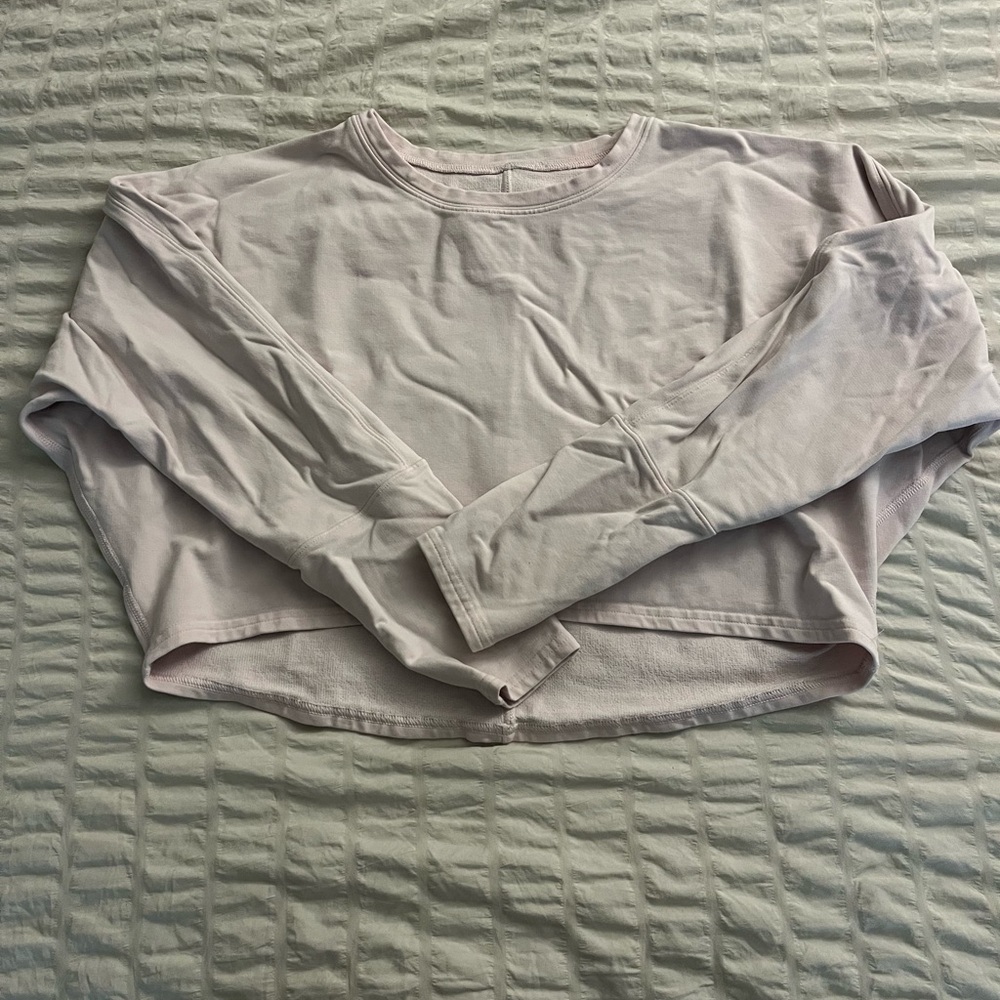 lululemon athletica Light Pink Long Sleeve Top